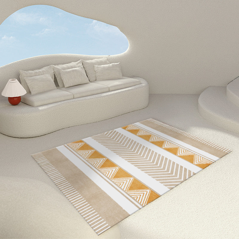 Simple Colorblocked Rug Multi-Color Polyster Carpet Non-Slip Backing Pet Friendly Indoor Rug for Decoration Clearhalo 'Area Rug' 'Rug' 2242155