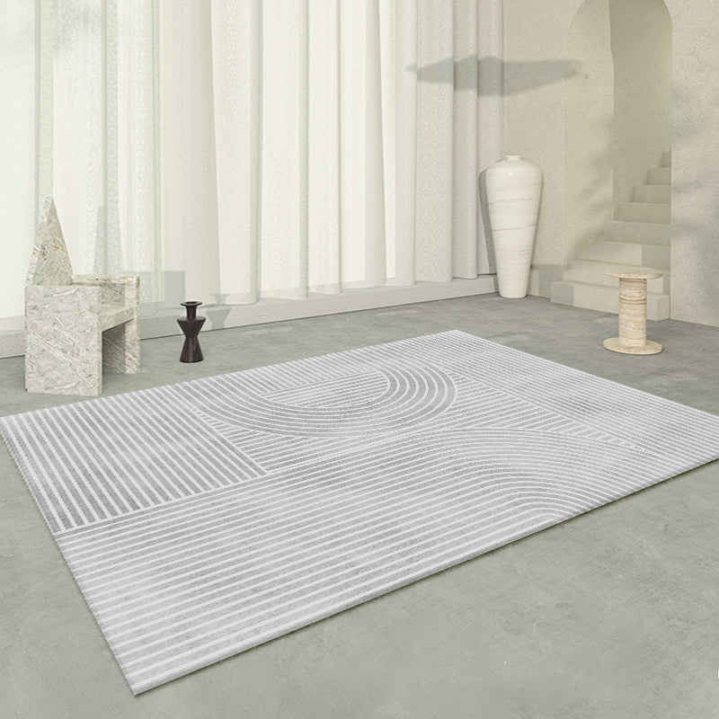 Simple Colorblocked Rug Multi-Color Polyster Carpet Non-Slip Backing Pet Friendly Indoor Rug for Decoration Clearhalo 'Area Rug' 'Rug' 2242158