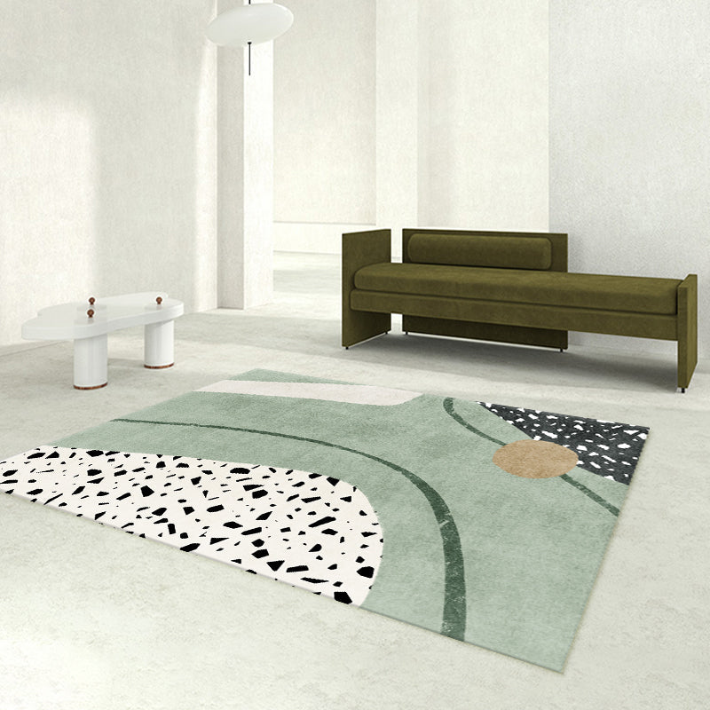 Simple Colorblocked Rug Multi-Color Polyster Carpet Non-Slip Backing Pet Friendly Indoor Rug for Decoration Clearhalo 'Area Rug' 'Rug' 2242162