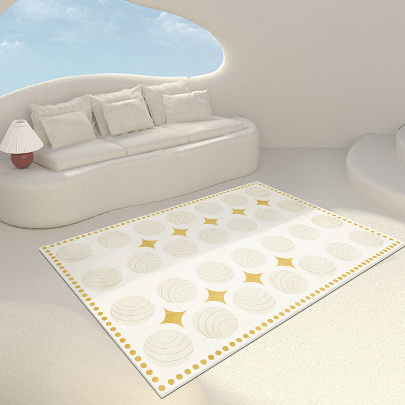 Casual Multi Color Relaxing Rug Synthetics Colorblock Carpet Non-Slip Backing Washable Rug for Bedroom Clearhalo 'Area Rug' 'Rug' 2242164