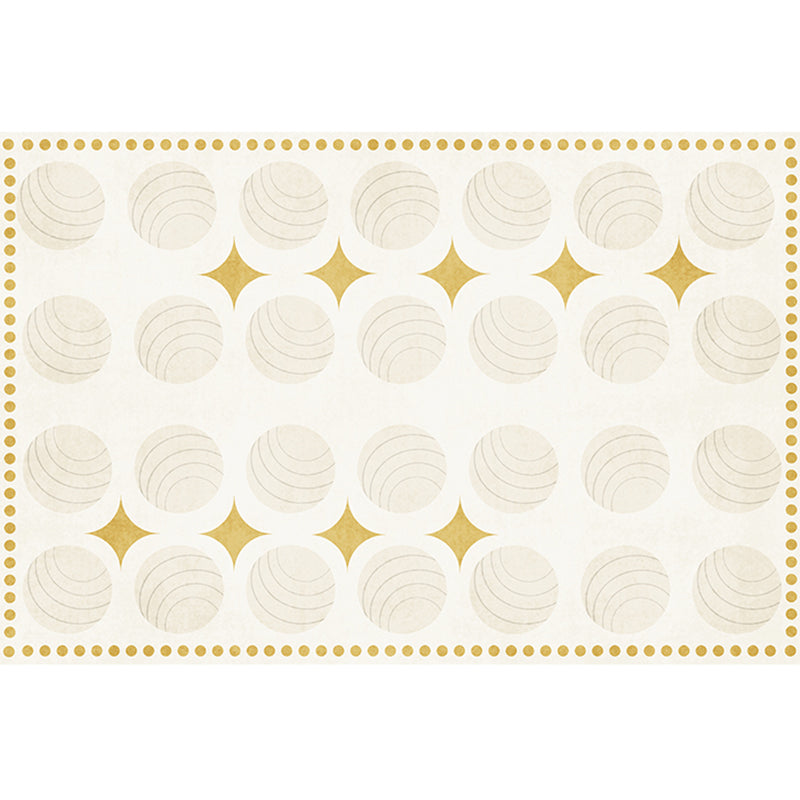 Casual Multi Color Relaxing Rug Synthetics Colorblock Carpet Non-Slip Backing Washable Rug for Bedroom Beige Clearhalo 'Area Rug' 'Rug' 2242166