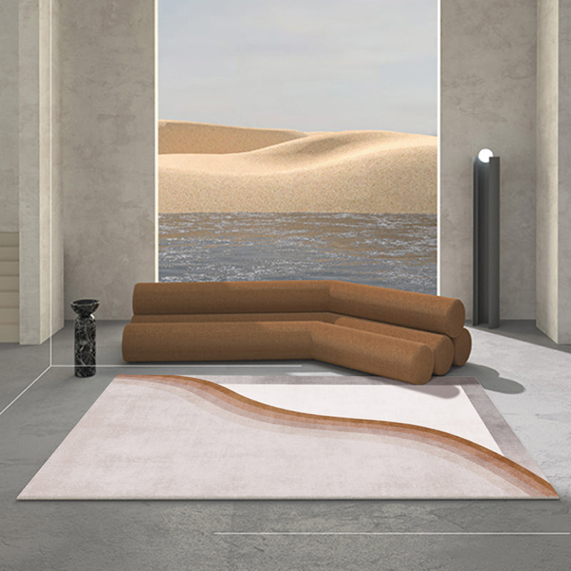 Casual Multi Color Relaxing Rug Synthetics Colorblock Carpet Non-Slip Backing Washable Rug for Bedroom Clearhalo 'Area Rug' 'Rug' 2242169