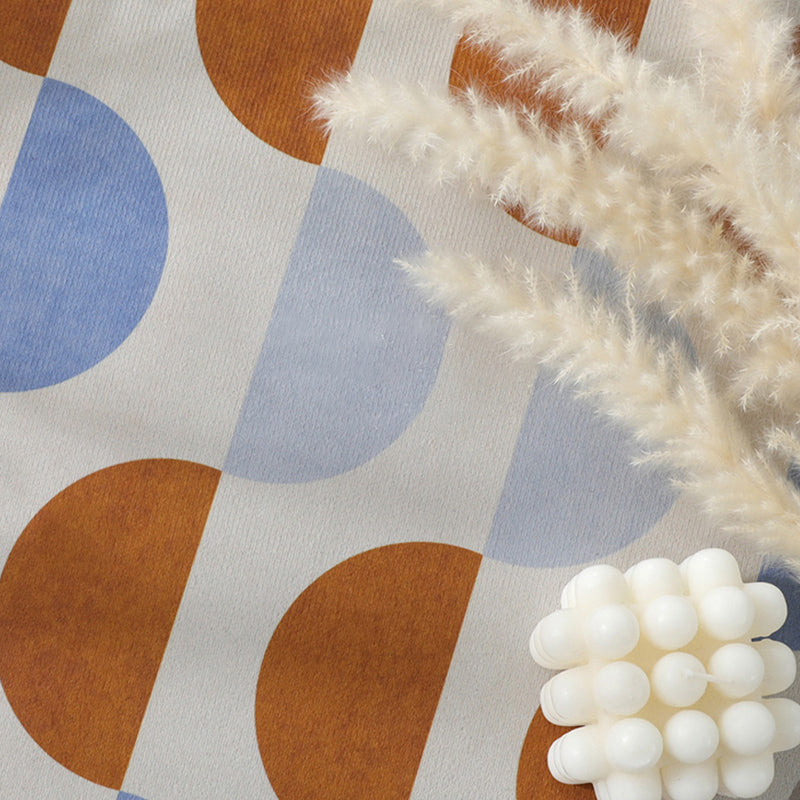 Casual Multi Color Relaxing Rug Synthetics Colorblock Carpet Non-Slip Backing Washable Rug for Bedroom Clearhalo 'Area Rug' 'Rug' 2242173