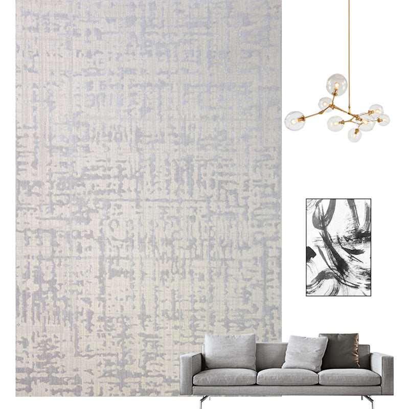 Nordic Stripe Printed Rug Multi Color Polyster Area Carpet Pet Friendly Stain-Resistant Easy Care Rug for Parlor Gray-Yellow Clearhalo 'Area Rug' 'Rug' 2244463