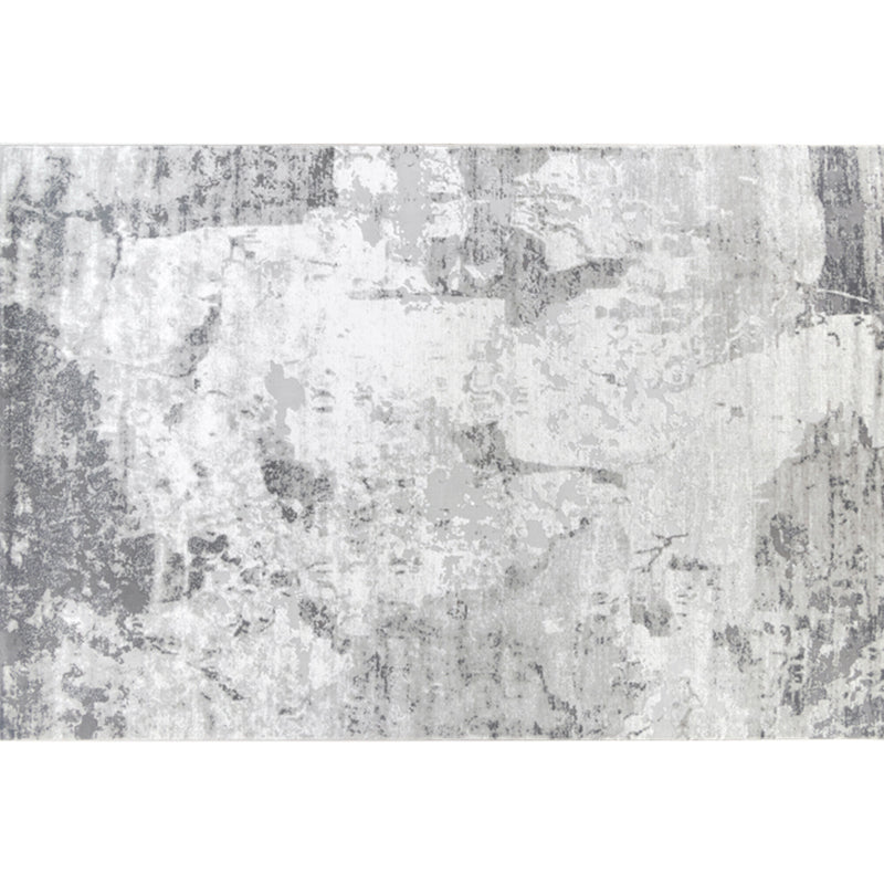 Multicolor Decoration Rug Simplicity Abstract Print Carpet Polypropylene Pet Friendly Washable Rug Light Gray Clearhalo 'Area Rug' 'Rug' 2244492