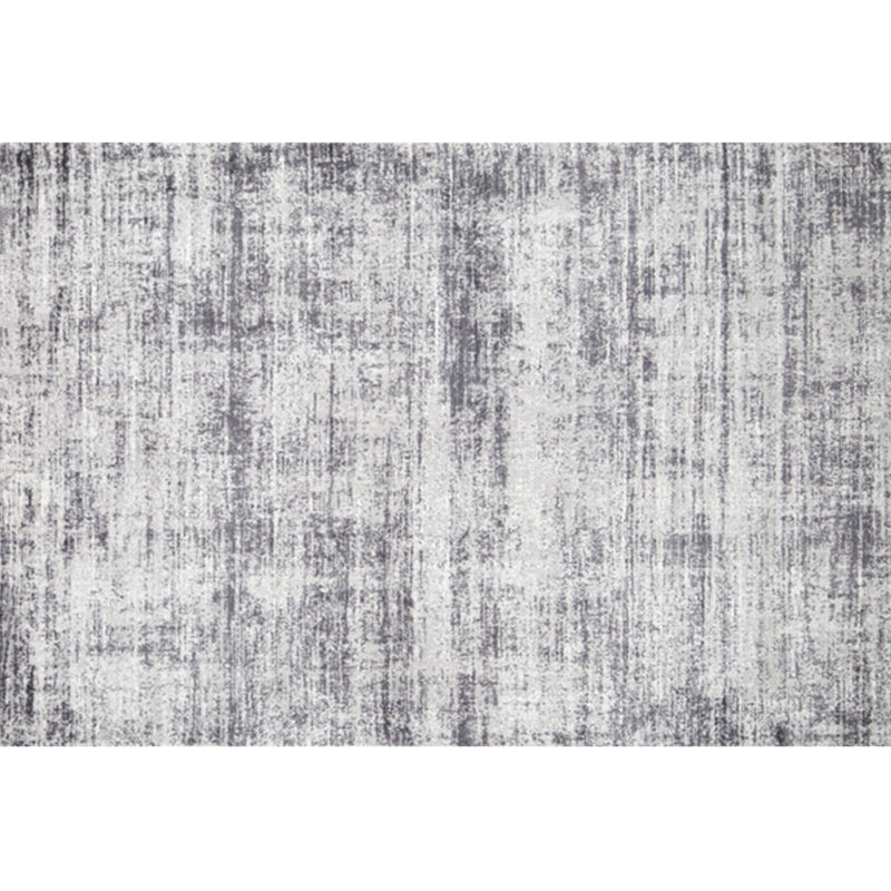Scandinavian Living Room Rug Multi-Colored Abstract Area Rug Synthetics Pet Friendly Machine Washable Carpet Dark Gray Clearhalo 'Area Rug' 'Rug' 2244509