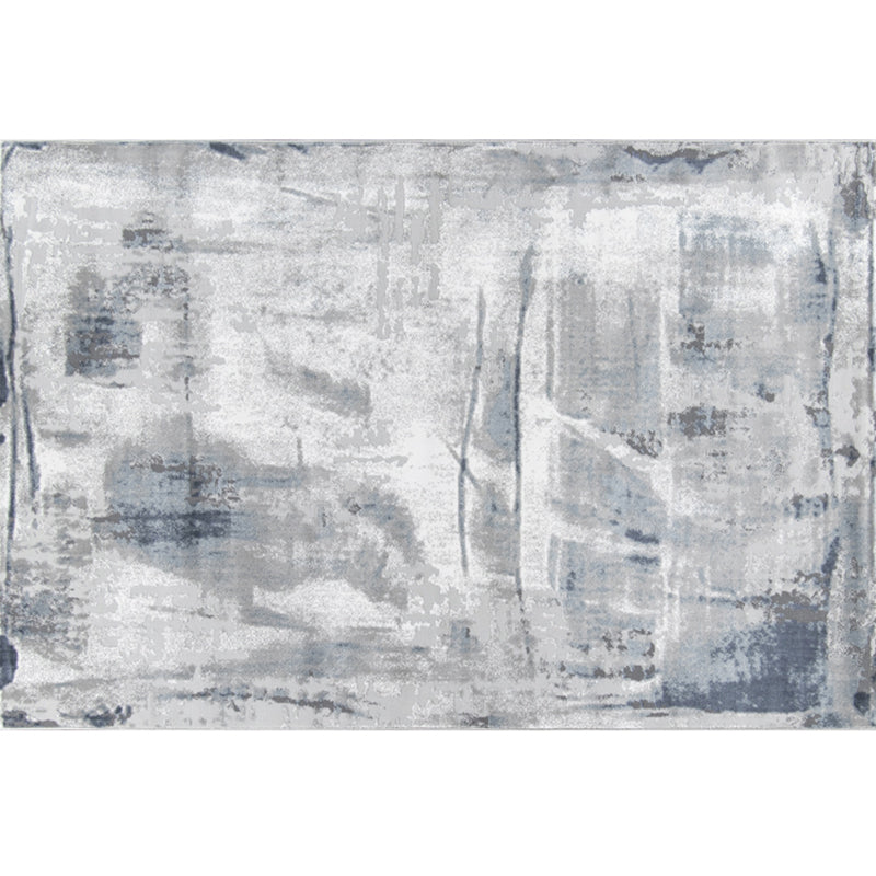 Simple Abstract Pattern Rug Multi Color Polyster Area Rug Pet Friendly Washable Easy Care Carpet for Room Grey Clearhalo 'Area Rug' 'Rug' 2244569