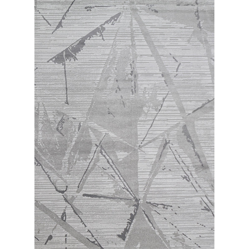 Simple Living Room Rug Multi-Color Abstract Print Area Carpet Synthetics Pet Friendly Easy Care Rug Grey Clearhalo 'Area Rug' 'Rug' 2244574