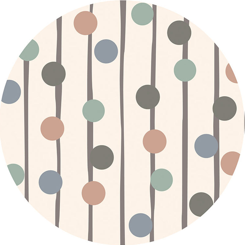 Modern Kids Room Rug Multi-Color Cartoon Pattern Rug Polypropylene Non-Slip Machine Washable Carpet Beige Clearhalo 'Area Rug' 'Rug' 2244667