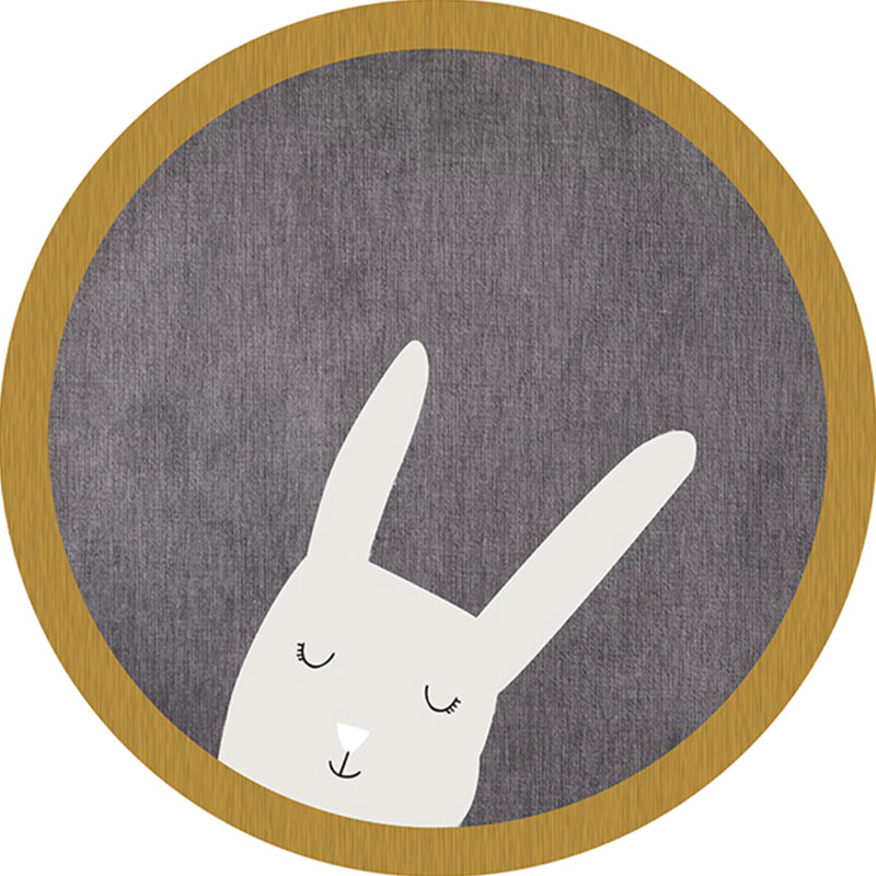 Casual Childrens Bedroom Rug Multicolor Cartoon Indoor Rug Polyster Non-Slip Easy Care Area Carpet Dark Gray Clearhalo 'Area Rug' 'Rug' 2244687