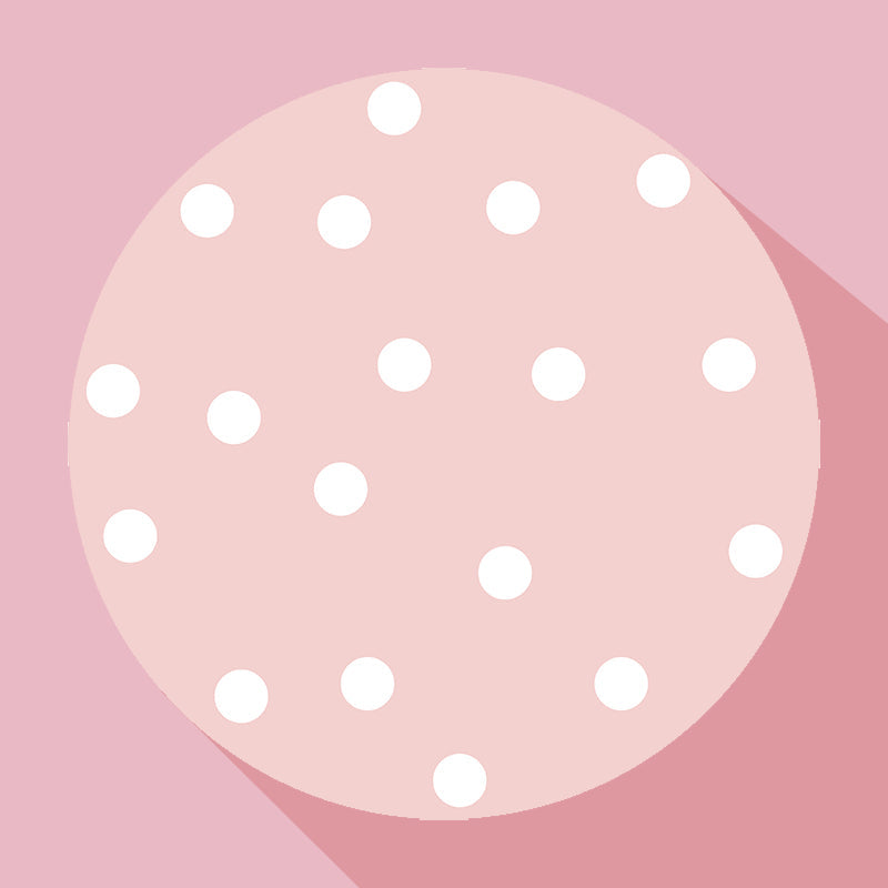 Multicolor Simple Rug Polyster Polka Dot Print Carpet Pet Friendly Non-Slip Backing Rug for Kids Bedroom Nude Pink Clearhalo 'Area Rug' 'Rug' 2244743