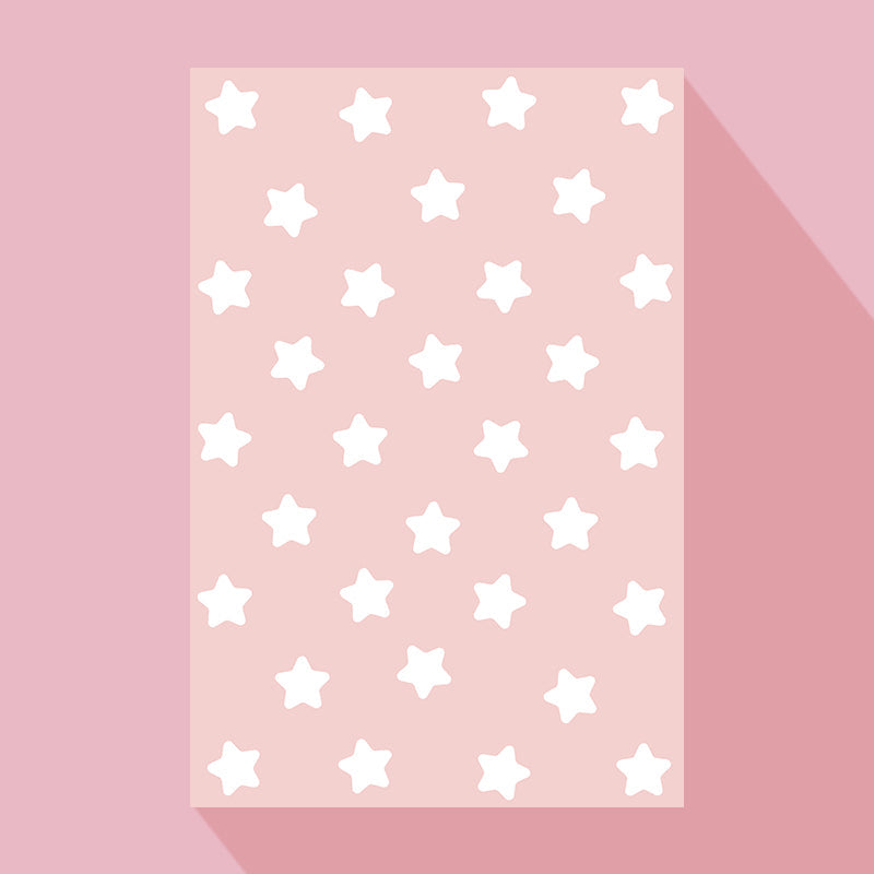 Multicolor Simple Rug Polyster Polka Dot Print Carpet Pet Friendly Non-Slip Backing Rug for Kids Bedroom Light Pink Clearhalo 'Area Rug' 'Rug' 2244744