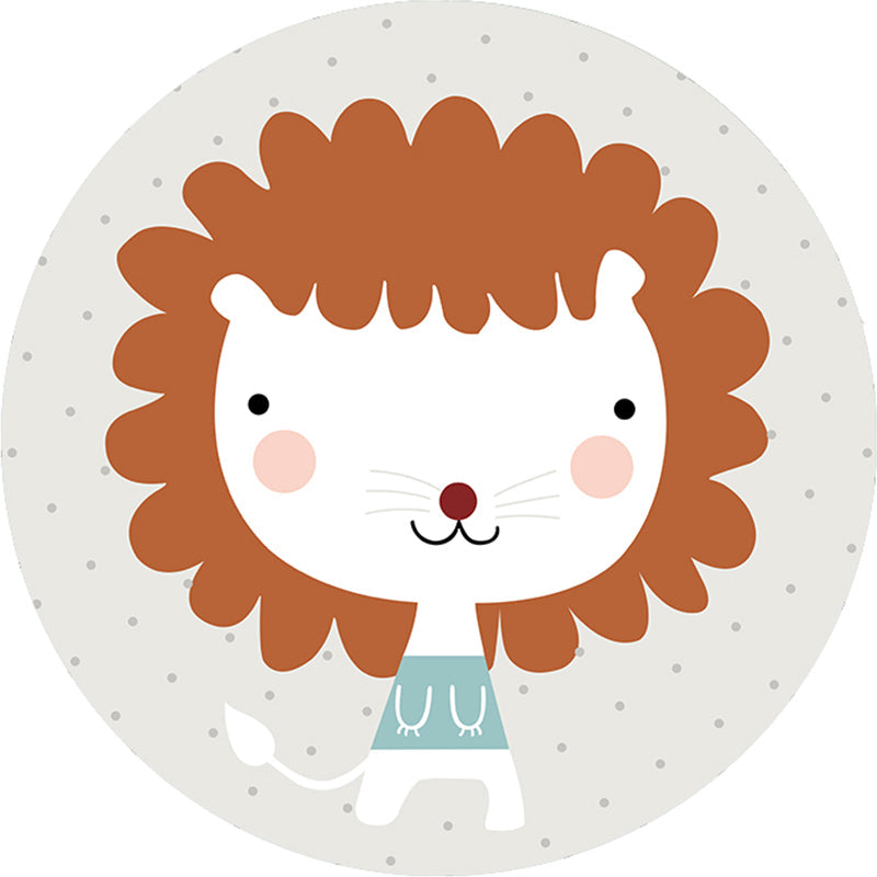 Multi-Color Creative Rug Polyster Cartoon Print Indoor Rug Anti-Slip Backing Pet Friendly Rug for Kids Red Brown Clearhalo 'Area Rug' 'Rug' 2244844