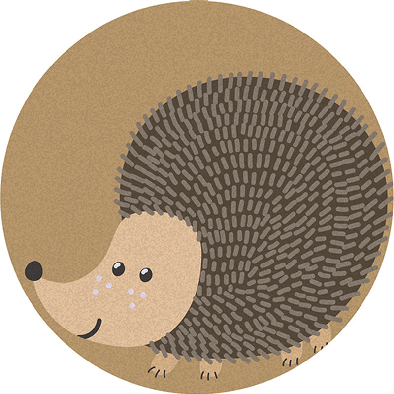 Simple Decoration Rug Multi Color Cartoon Area Rug Polyster Pet Friendly Non-Slip Backing Carpet Tan Clearhalo 'Area Rug' 'Rug' 2244860