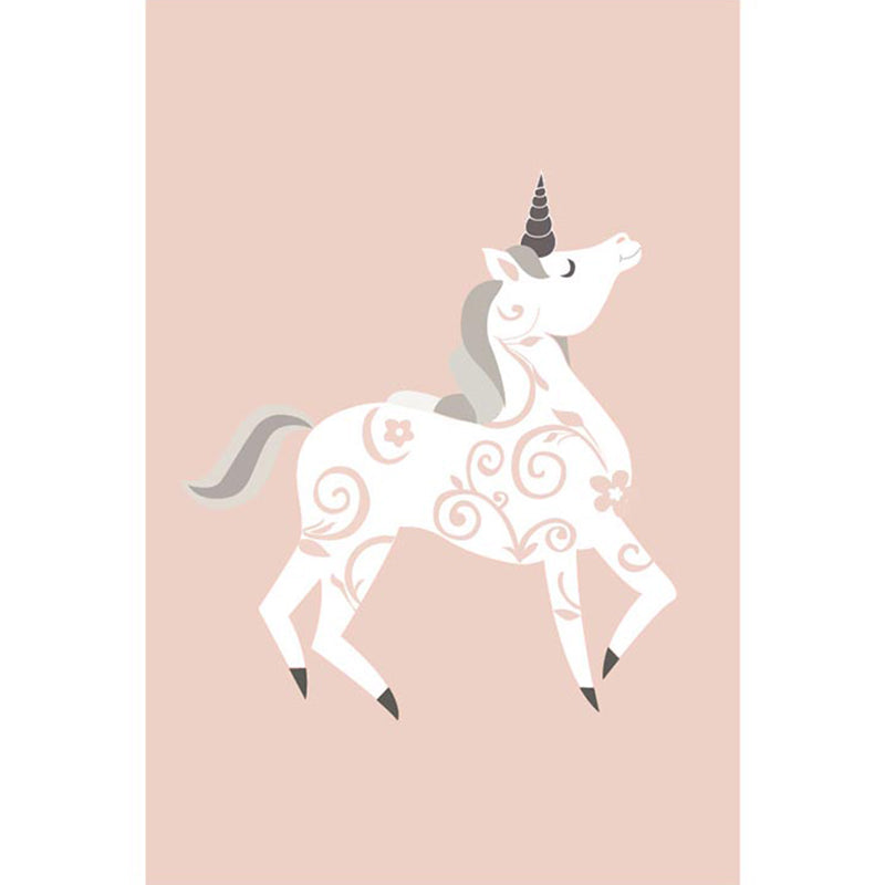 Novelty Childrens Rug Multicolor Cartoon Indoor Rug Synthetics Non-Slip Stain-Resistant Washable Carpet Nude Pink Clearhalo 'Area Rug' 'Rug' 2244946