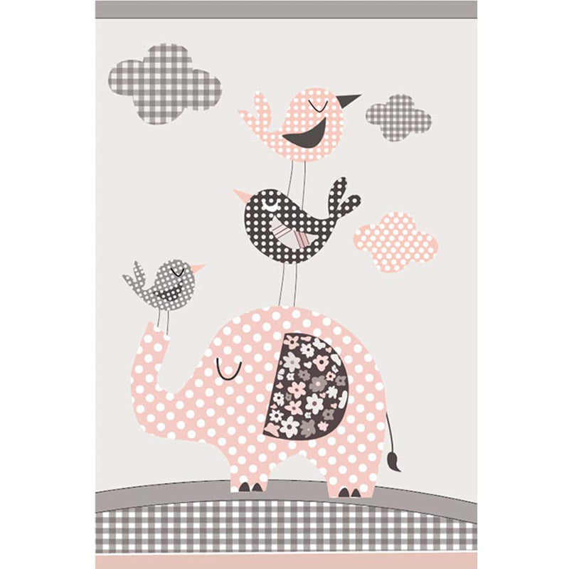 Novelty Childrens Rug Multicolor Cartoon Indoor Rug Synthetics Non-Slip Stain-Resistant Washable Carpet Pink Clearhalo 'Area Rug' 'Rug' 2244950