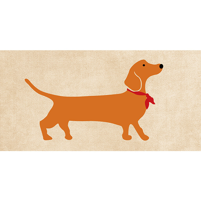 Casual Living Room Rug Multi Color Cartoon Pattern Rug Synthetics Anti-Slip Stain-Resistant Carpet Brown Clearhalo 'Area Rug' 'Rug' 2245132