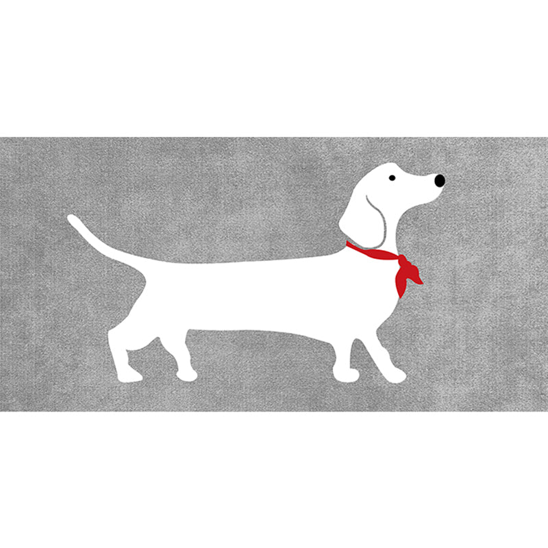 Casual Living Room Rug Multi Color Cartoon Pattern Rug Synthetics Anti-Slip Stain-Resistant Carpet White Clearhalo 'Area Rug' 'Rug' 2245134