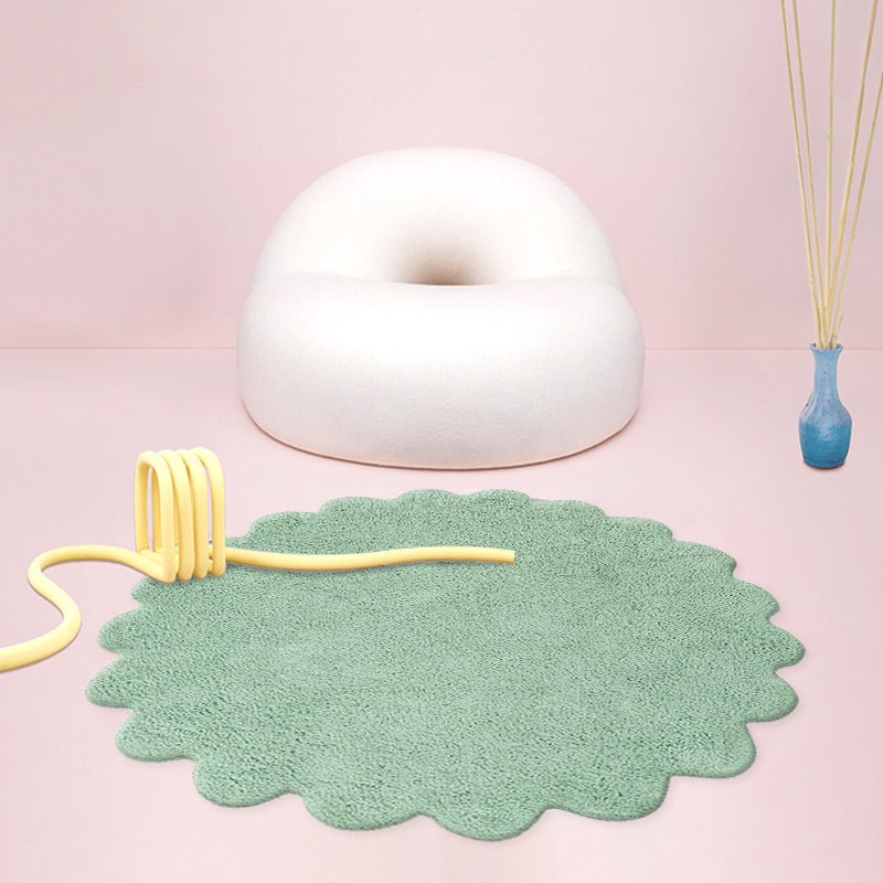 Irregular Shape Cartoon Rug Multicolor Funky Area Rug Synthetics Pet Friendly Anti-Slip Backing Rug for Room Green Clearhalo 'Area Rug' 'Rug' 2245228