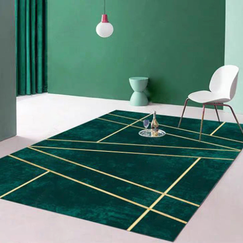 Luxury Living Room Rug Multi Colored Geo Printed Indoor Rug Polypropylene Non-Slip Pet Friendly Carpet Clearhalo 'Area Rug' 'Rug' 2245249