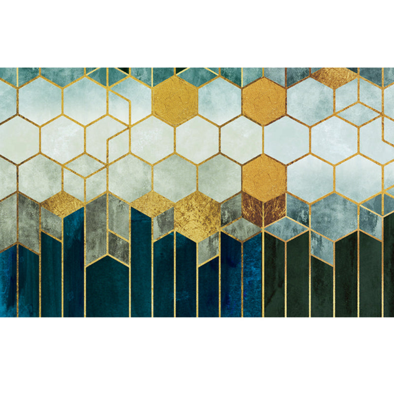 Funky Living Room Rug Multi-Color Geometric Print Carpet Polypropylene Pet Friendly Washable Rug Gray-Green Clearhalo 'Area Rug' 'Rug' 2245278