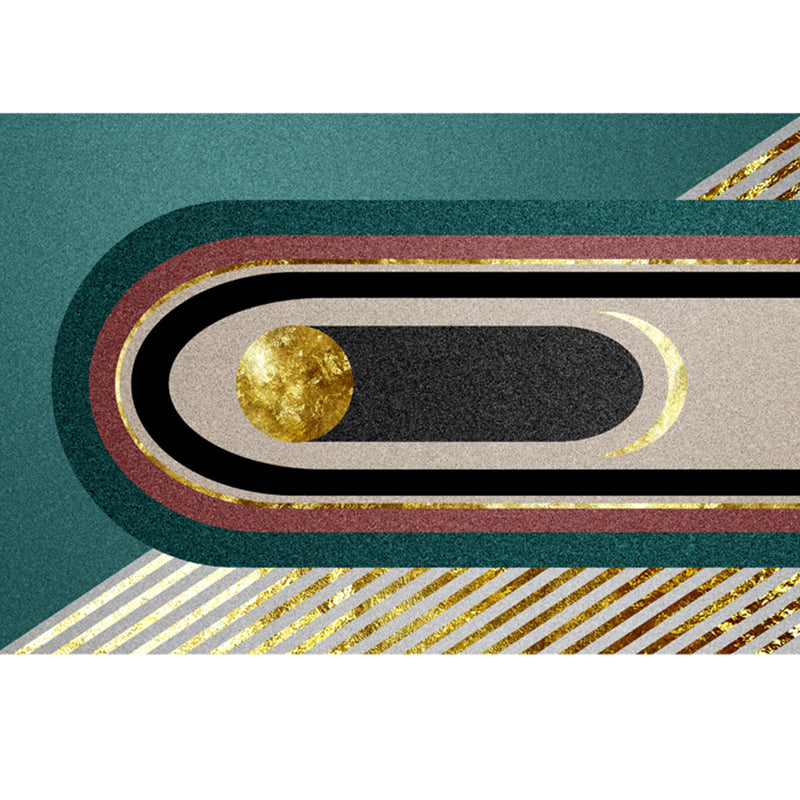 Funky Living Room Rug Multi-Color Geometric Print Carpet Polypropylene Pet Friendly Washable Rug Taupe Clearhalo 'Area Rug' 'Rug' 2245282