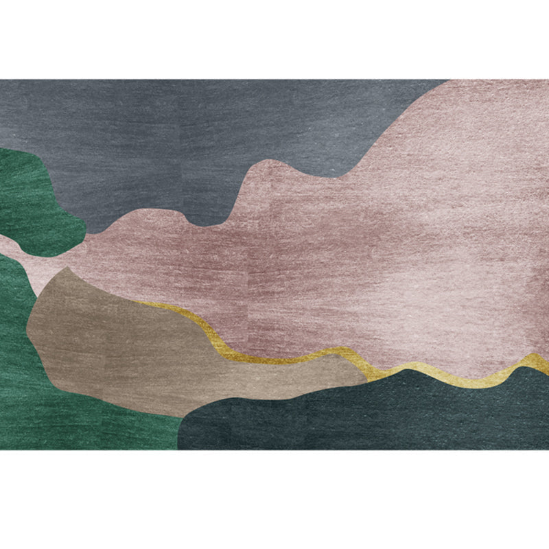 Funky Living Room Rug Multi-Color Geometric Print Carpet Polypropylene Pet Friendly Washable Rug Light Brown Clearhalo 'Area Rug' 'Rug' 2245289