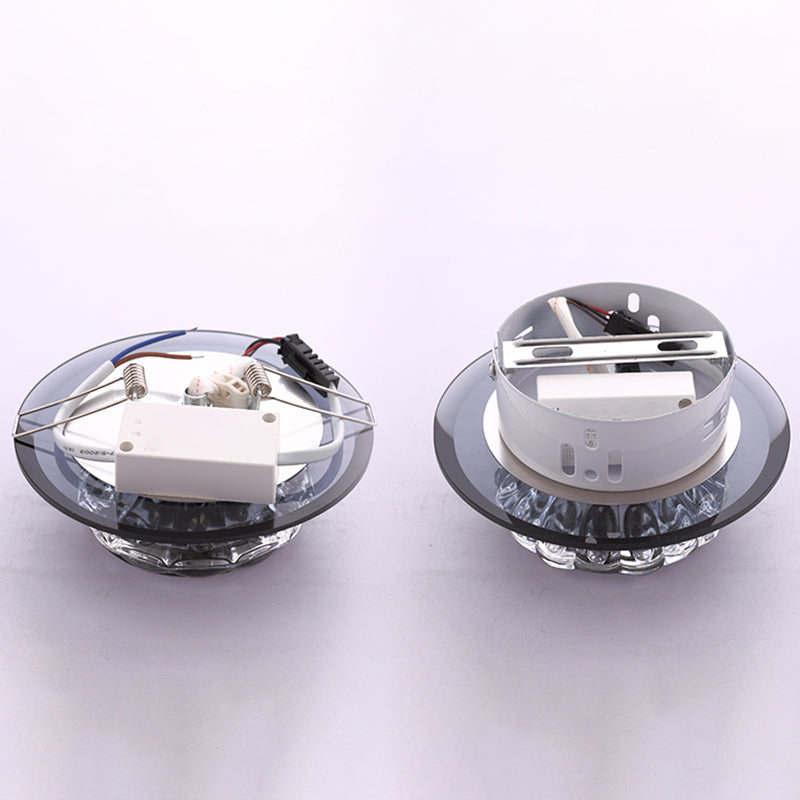 Flower Corridor LED Flush Mount Light Crystal Simplicity Flush Mount Ceiling Light Clearhalo 'Ceiling Lights' 'Close To Ceiling Lights' 'Close to ceiling' 'Flush mount' Lighting' 2247591