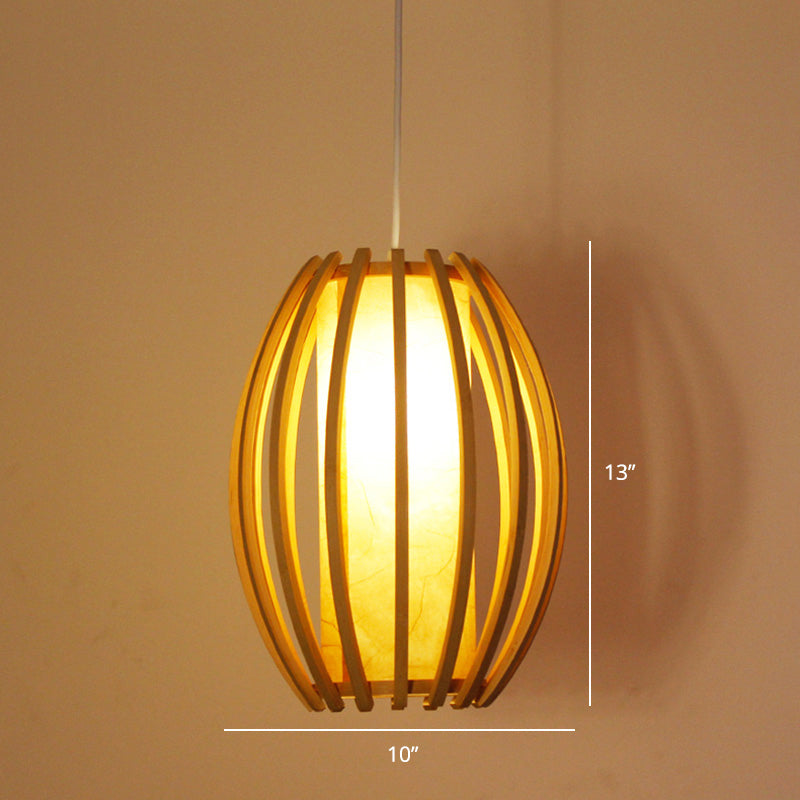 Minimalist Handcrafted Suspension Lighting Bamboo 1������Head Tea Room Pendant Ceiling Light in Wood Wood J Clearhalo 'Ceiling Lights' 'Pendant Lights' 'Pendants' Lighting' 2247986_9d4a6af3-c44c-44c1-a878-ca934a5d52f6