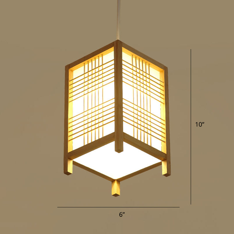 Handwoven Ceiling Light Modern Bamboo Single Restaurant Hanging Pendant Light in Wood Wood A Clearhalo 'Ceiling Lights' 'Pendant Lights' 'Pendants' Lighting' 2247993_e20a4316-68a7-4f5b-8f7d-adc21ee2dc91