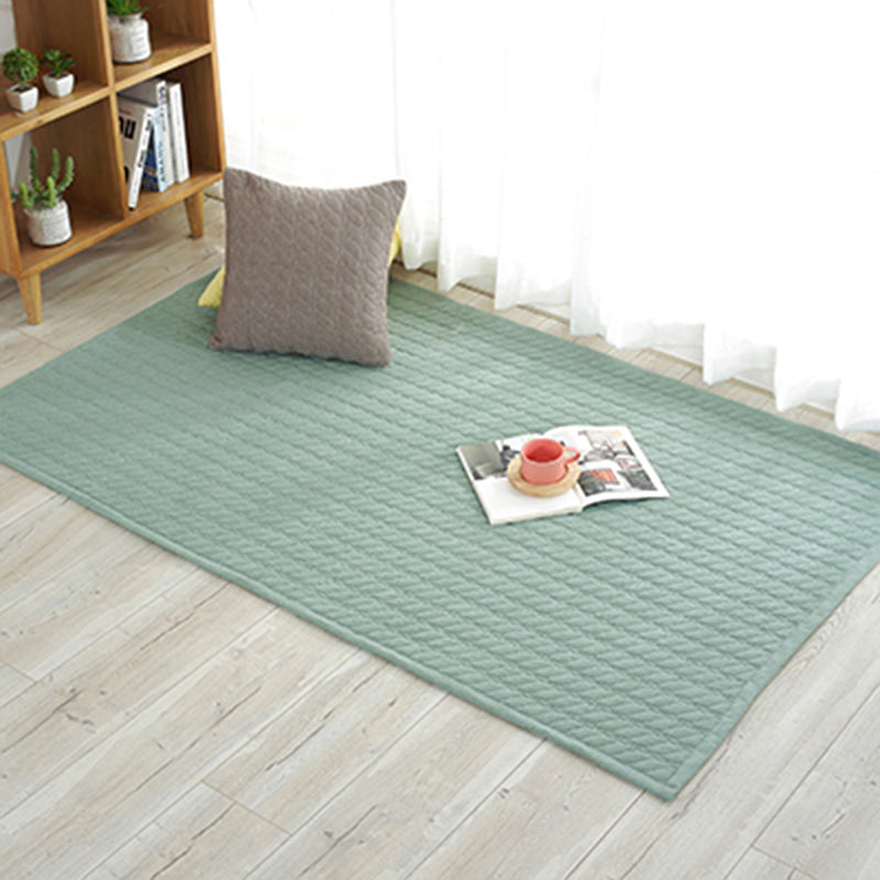 Cute Kids Bedroom Rug Multi Color Cartoon Pattern Rug Cotton Non-Slip Backing Pet Friendly Carpet Green Clearhalo 'Area Rug' 'Rug' 2250174