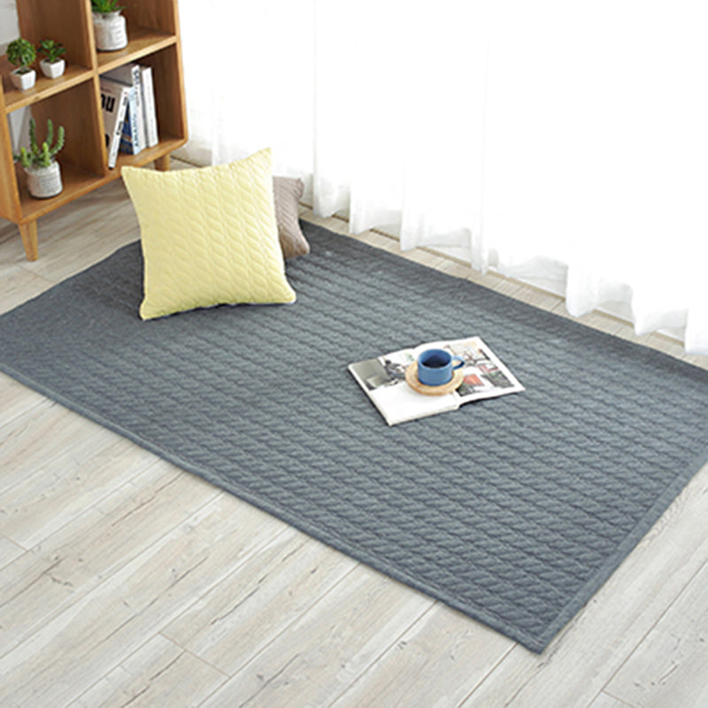 Cute Kids Bedroom Rug Multi Color Cartoon Pattern Rug Cotton Non-Slip Backing Pet Friendly Carpet Grey Clearhalo 'Area Rug' 'Rug' 2250176