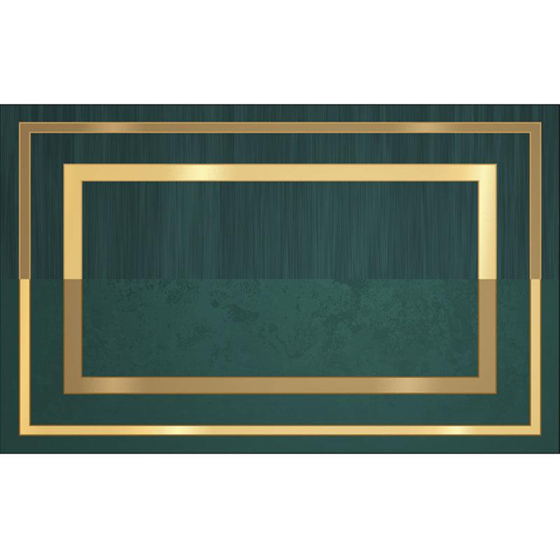 Luxury Living Room Rug Multi-Colored Geometric Print Area Carpet Polyster Non-Slip Machine Washable Rug Green Clearhalo 'Area Rug' 'Rug' 2250248