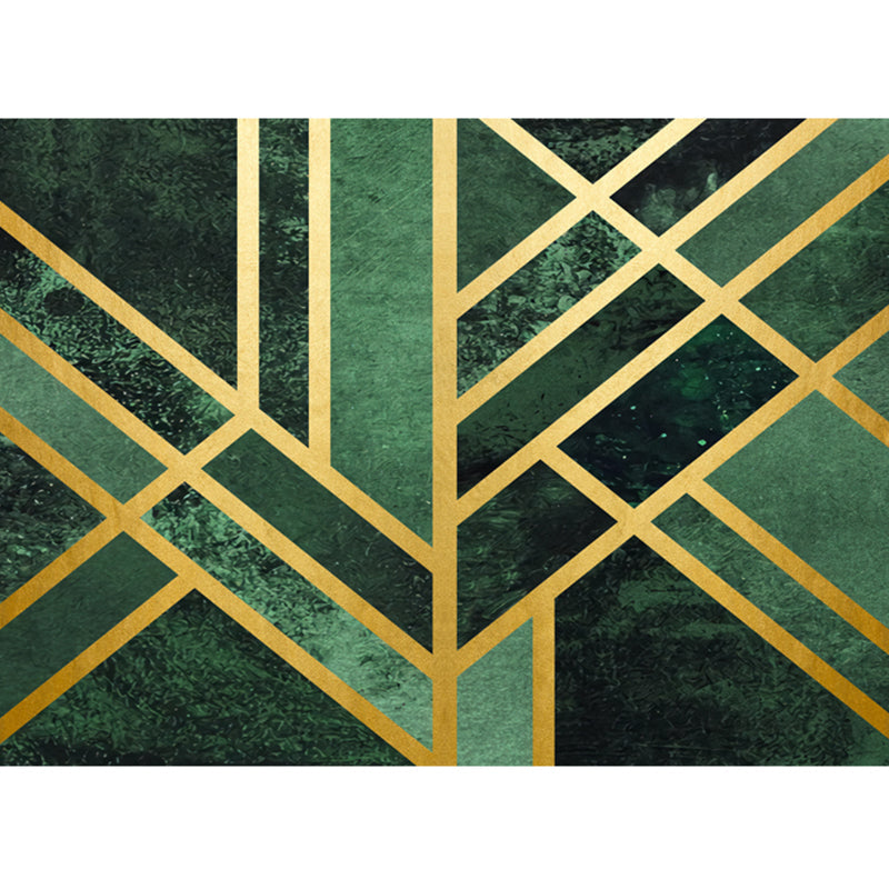 Luxury Living Room Rug Multi-Colored Geometric Print Area Carpet Polyster Non-Slip Machine Washable Rug Army Green Clearhalo 'Area Rug' 'Rug' 2250253