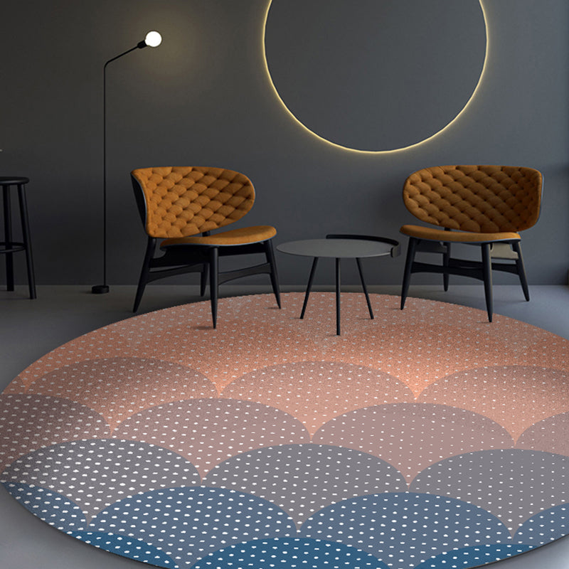 Multi Color Geometric Print Rug Polypropylene Southwestern Area Rug Anti-Slip Backing Washable Carpet for Decor Blue Clearhalo 'Area Rug' 'Rug' 2250288