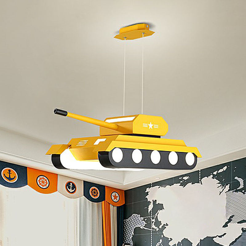 Modern Style Tank LED Suspension Lighting Acrylic Nursery Chandelier Light Fixture Clearhalo 'Ceiling Lights' 'Chandeliers' Lighting' options 2253154