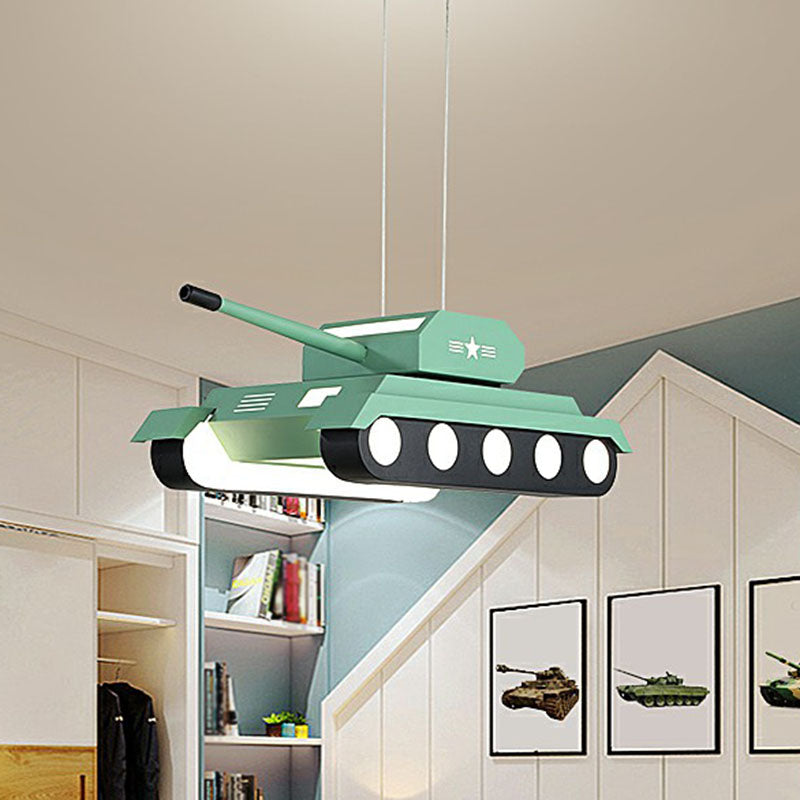 Modern Style Tank LED Suspension Lighting Acrylic Nursery Chandelier Light Fixture Clearhalo 'Ceiling Lights' 'Chandeliers' Lighting' options 2253161