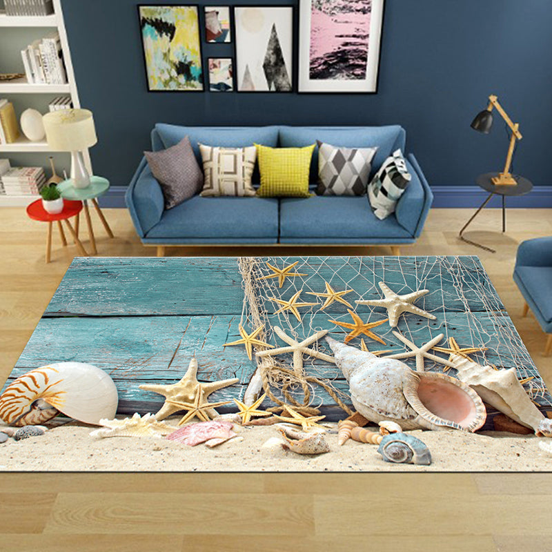 Cute Animal Print Rug Multi Colored Polypropylene Area Rug Polyster Non-Slip Backing Washable Carpet Light Green Clearhalo 'Area Rug' 'Rug' 2253817