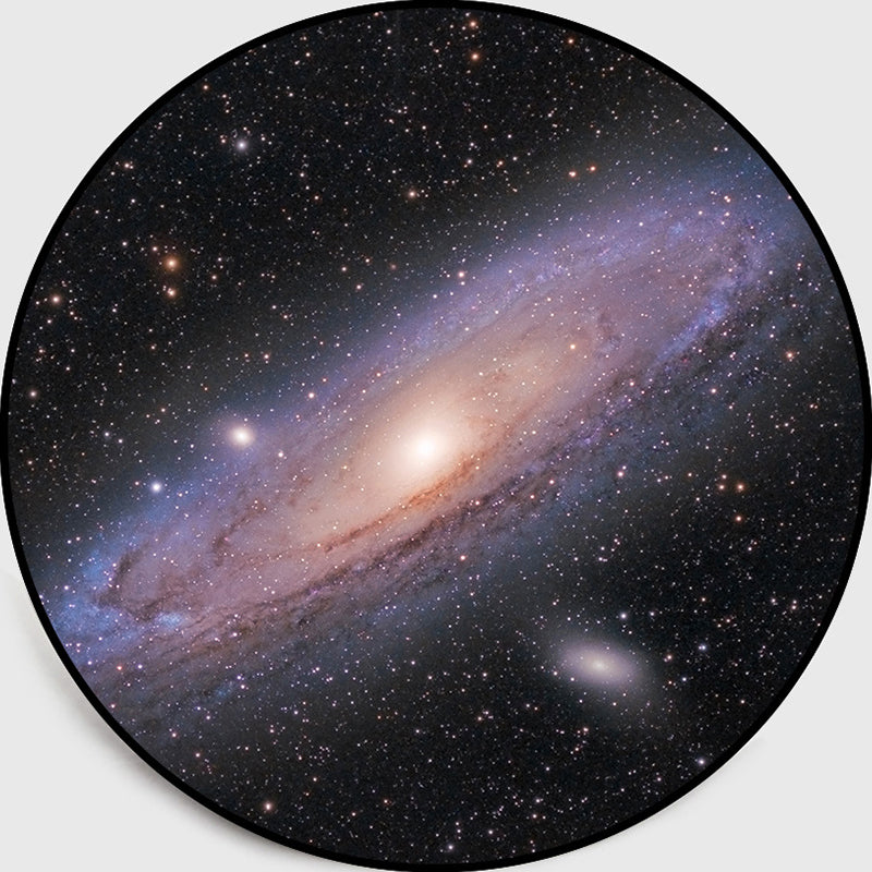 Modern Living Room Rug Multi-Color Space Pattern Area Carpet Pet Friendly Easy Care Indoor Rug Black Clearhalo 'Area Rug' 'Rug' 2253896