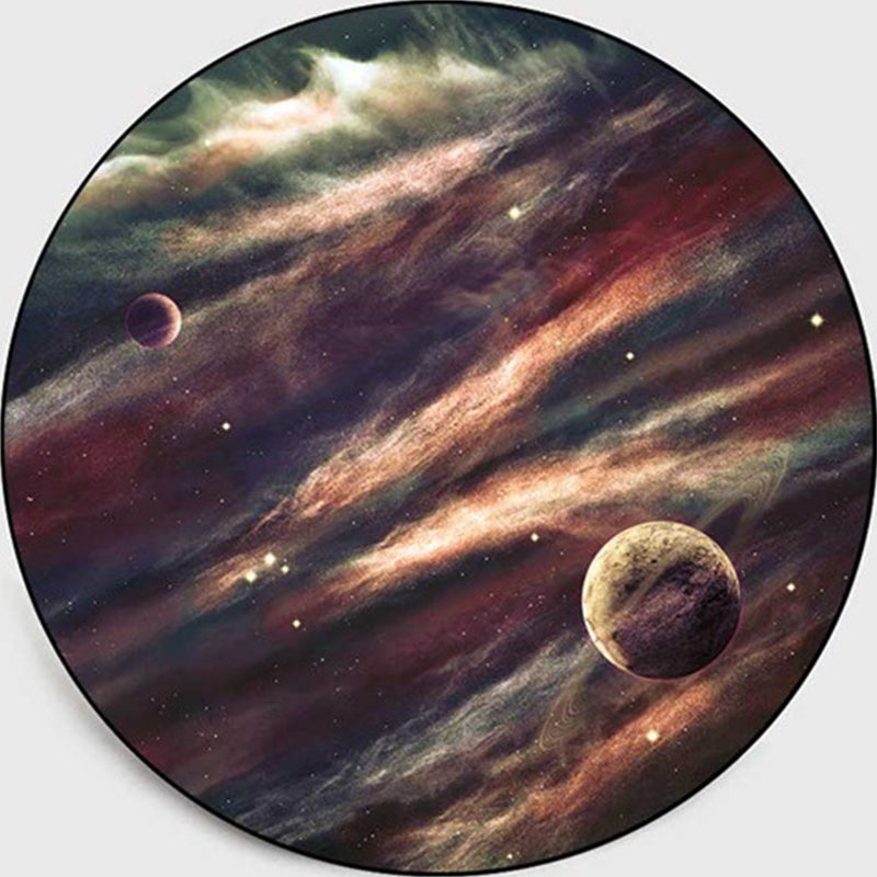 Modern Living Room Rug Multi-Color Space Pattern Area Carpet Pet Friendly Easy Care Indoor Rug Tan Clearhalo 'Area Rug' 'Rug' 2253898