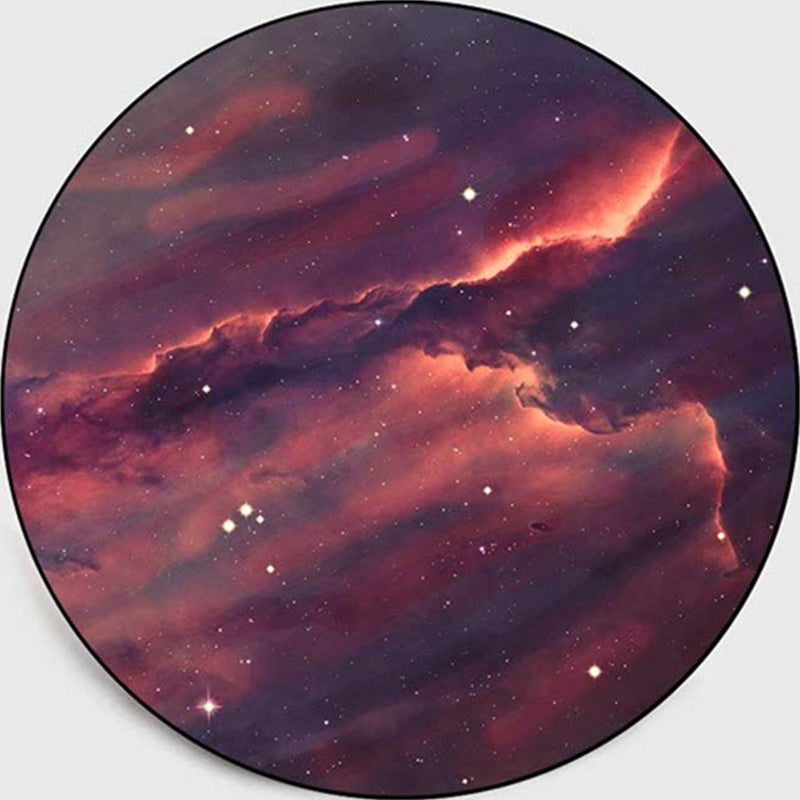 Modern Living Room Rug Multi-Color Space Pattern Area Carpet Pet Friendly Easy Care Indoor Rug Pink Clearhalo 'Area Rug' 'Rug' 2253901