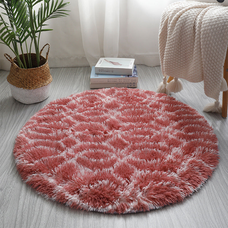 Multicolor Geometric Print Rug Synthetics Relaxing Rug Stain Resistant Non-Slip Backing Washable Rug for Home Red Clearhalo 'Area Rug' 'Casual' 'Rugs' Rug' 2254112