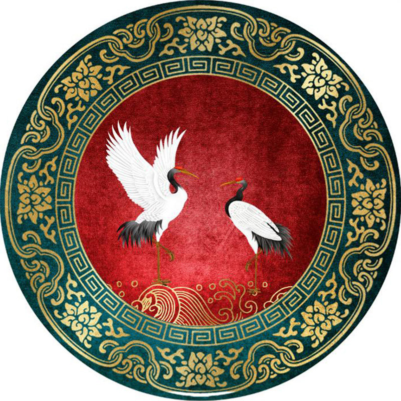 Grand Multicolor Printed Rug Polyester Chinese Rug Anti-Slip Washable Pet-Friendly Rug for Family Room Red Clearhalo 'Area Rug' 'Rug' 2257081