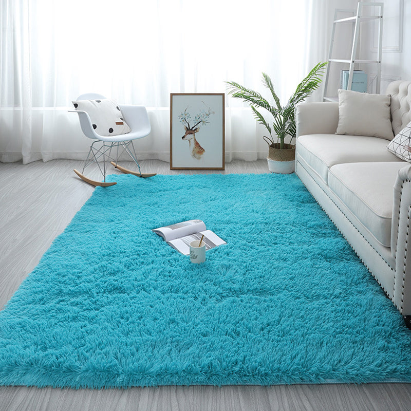 Cozy Nordic Rug Multi-Color Plain Carpet Anti-Slip Backing Rug for Family Room Royal Blue Clearhalo 'Area Rug' 'Casual' 'Rugs' Rug' 2257615