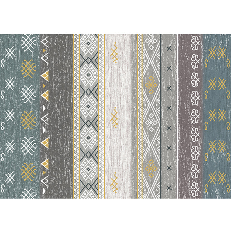 Southwestern Tribal Print Rug Multi Colored Polypropylene Rug Anti-Slip Pet Friendly Washable Rug for Family Room Clearhalo 'Area Rug' 'Rugs' 'Southwestern' Rug' 2262636