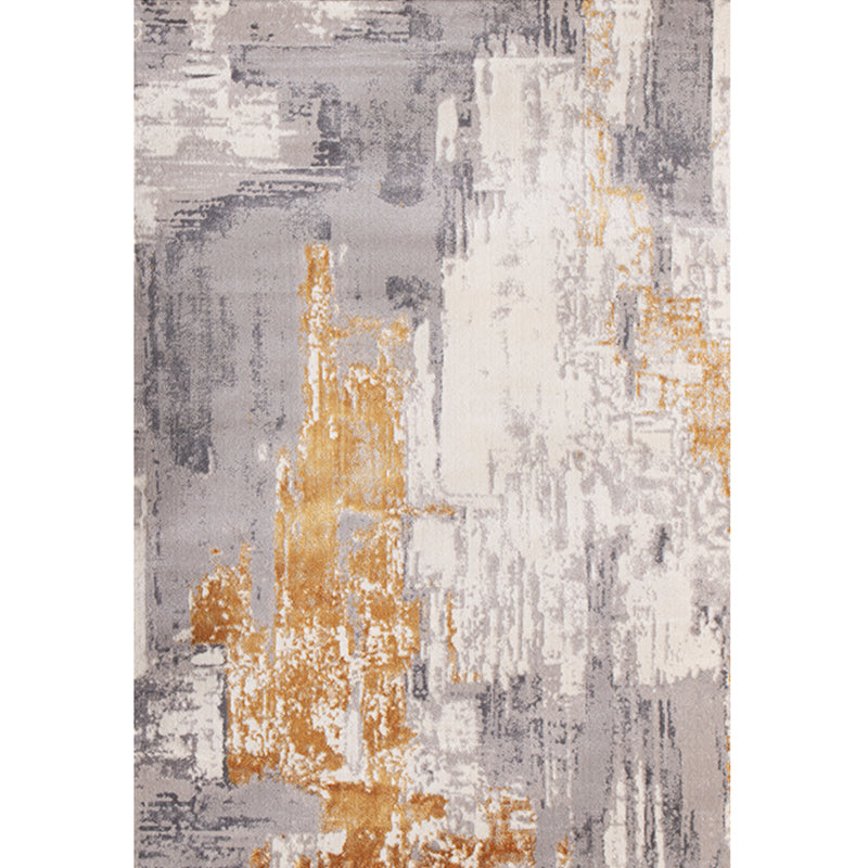 Industrial Living Room Rug Multicolor Aged Wall Look Rug Synthetics Stain Resistant Machine Washable Non-Slip Backing Rug Gray-Orange Clearhalo 'Area Rug' 'Rug' 2262674