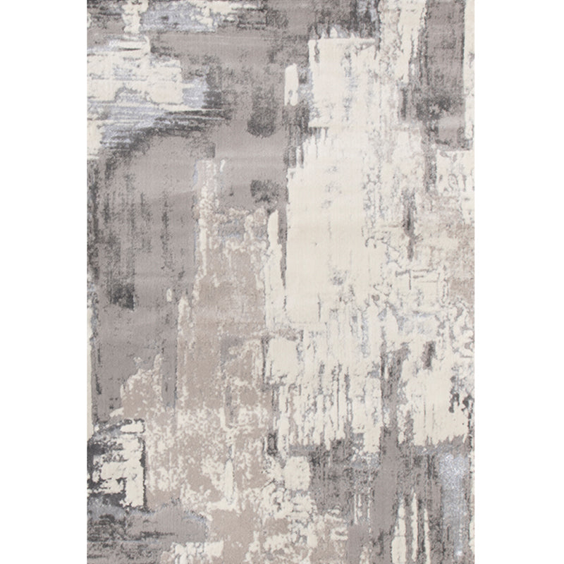 Industrial Living Room Rug Multicolor Aged Wall Look Rug Synthetics Stain Resistant Machine Washable Non-Slip Backing Rug Light Gray-White Clearhalo 'Area Rug' 'Rug' 2262676