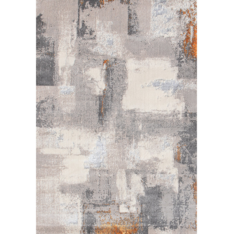 Industrial Living Room Rug Multicolor Aged Wall Look Rug Synthetics Stain Resistant Machine Washable Non-Slip Backing Rug Light Gray Clearhalo 'Area Rug' 'Rug' 2262683