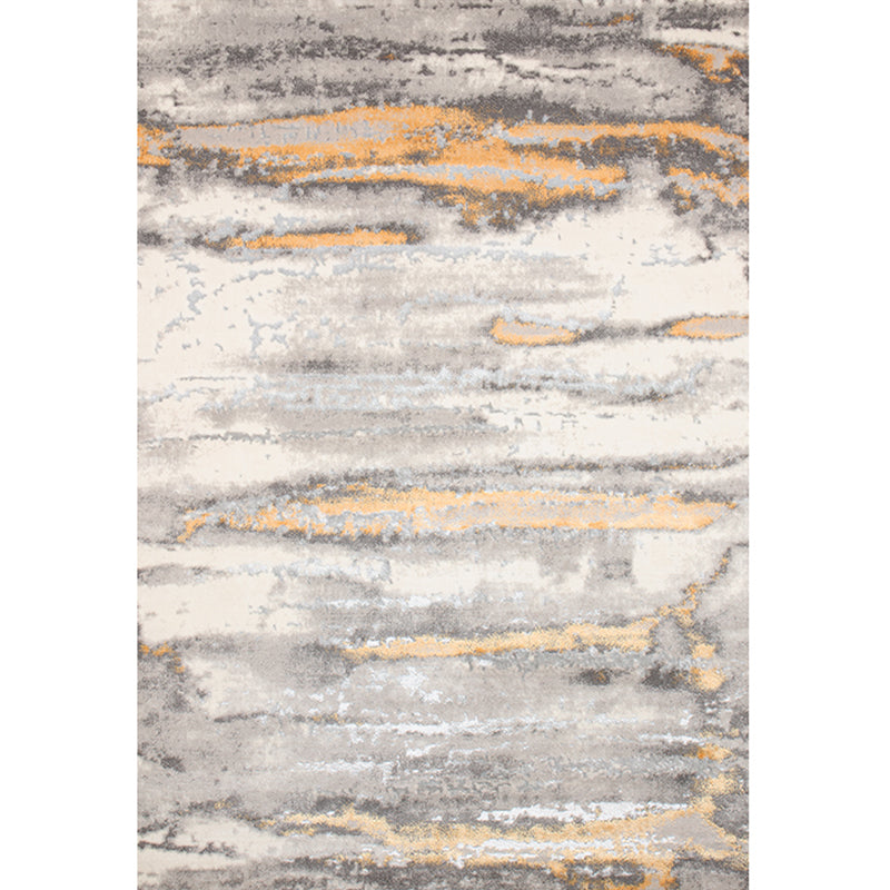 Industrial Living Room Rug Multicolor Aged Wall Look Rug Synthetics Stain Resistant Machine Washable Non-Slip Backing Rug Yellow-Red Clearhalo 'Area Rug' 'Rug' 2262685