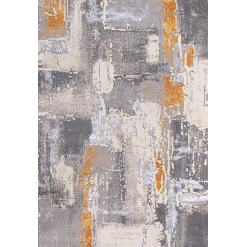 Industrial Living Room Rug Multicolor Aged Wall Look Rug Synthetics Stain Resistant Machine Washable Non-Slip Backing Rug Dark Gray Clearhalo 'Area Rug' 'Rug' 2262689